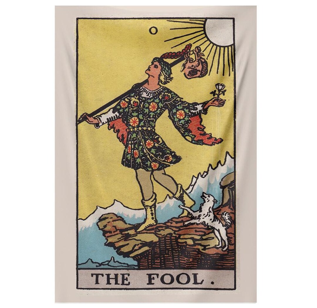 The Fool Tapestry Etsy Canada