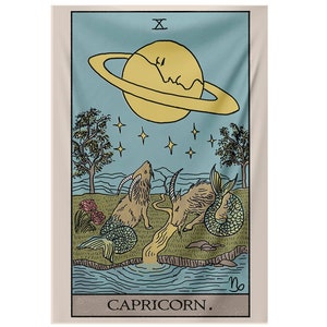 Capricorn Tarot Tapestry
