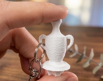 FULL SET Custom Pottery Stamp with Keychain Handle, Personalized Clay Maker Tool