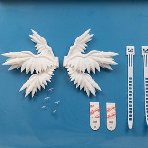 Angel Wings Headphone Accessory, Y2K Kawaii Fairycore Headset Wings image 3