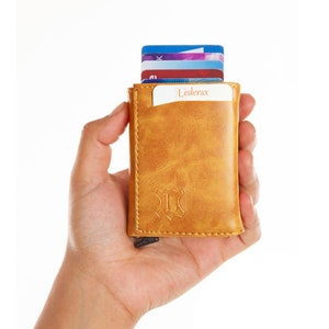 Lederax Automatischer Kartenhalter & Smart Wallet