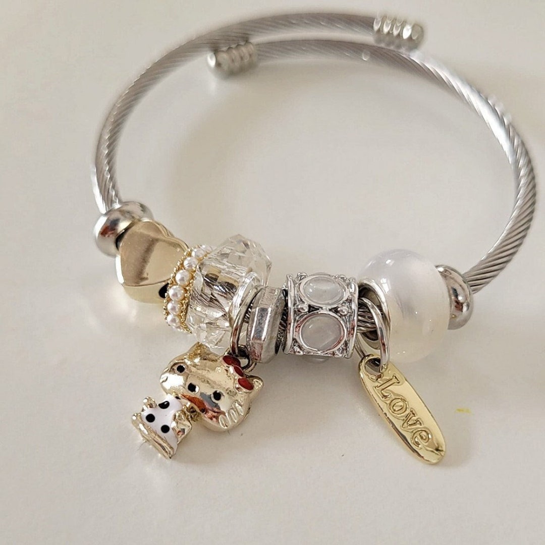 Cute Fortune Cat Charm
