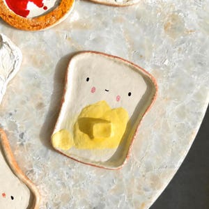 Schmuckschale für Brot und Butter, Keramikringschale, Tondekoration