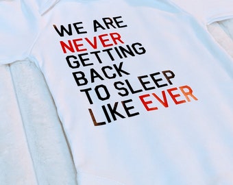 New Baby Gift Tay| Mini Swift Baby Grow Bodysuit | It Feels Like One Of Those Nights We Won't Be Sleeping