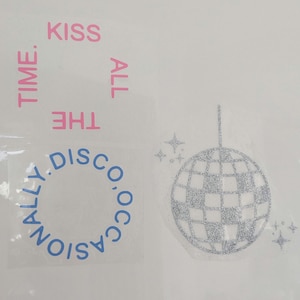 DIY Iron On Vinyl Transfers | Kiss All The Time, Disco Ball (3 Pack) Together Together | Style | Wembley