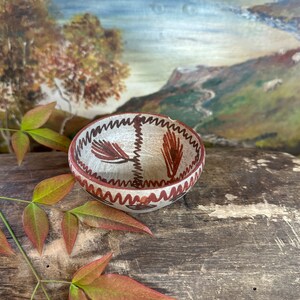 Antique | Early | Native Pottery | Clay | Bowl | Pine Needle Motif