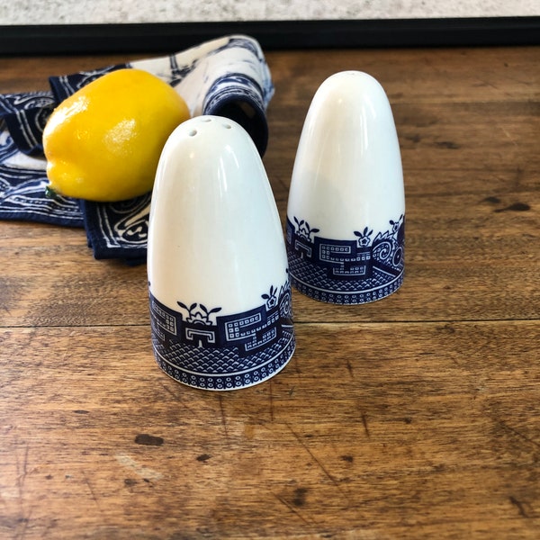 Classic | Blue and White | Salt and Pepper Shakers | Dining | Tabletop | Decorative | Entertaining | Formal