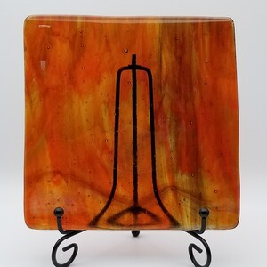 Fused Glass Square Tray/Plate