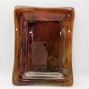 Fused Glass Rectangular Tray