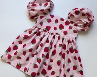 Berry Baby Dress – First Birthday Berry Theme Outfit