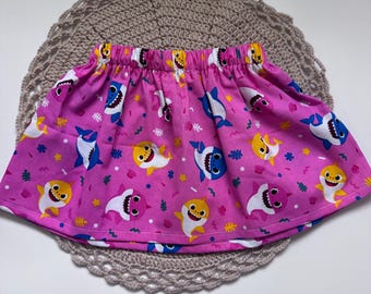 Baby Hai Rock für Kinder - Hai Geburtstagsparty Outfit - Kleinkind Mädchen Baby Hai Kleidung 12-18 M