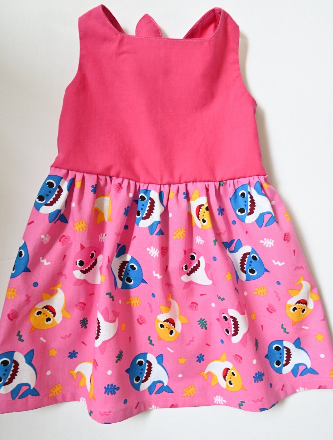 Baby Shark Dress, Birthday Dress, Celebration Dress, Baby Shark