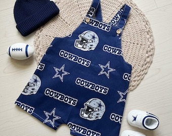 Dallas Cowboys Baby Romper: Unisex Football Outfit, Overalls for Boys and Girls