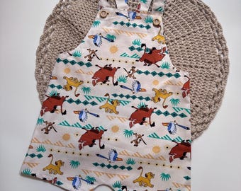 Lion King Inspired Baby Romper – Simba First Birthday Outfit, Lightweight Fabric