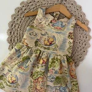 Winnie the pooh birthday outfit for girl, Pooh Dress,  birthday, Baby Girls Dress, Little Girls Dress,Pooh Party, Baby Dress, Dress Toddler