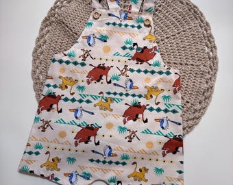 Lion King Hakuna Matata Baby Overall: Simba Birthday Outfit