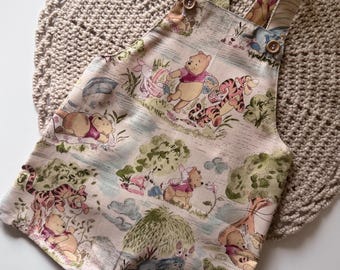 Vintage Winnie the Pooh Romper: Baby 1st Birthday Outfit