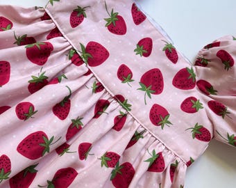 Berry  Baby Dress/  First Birthday Outfit
