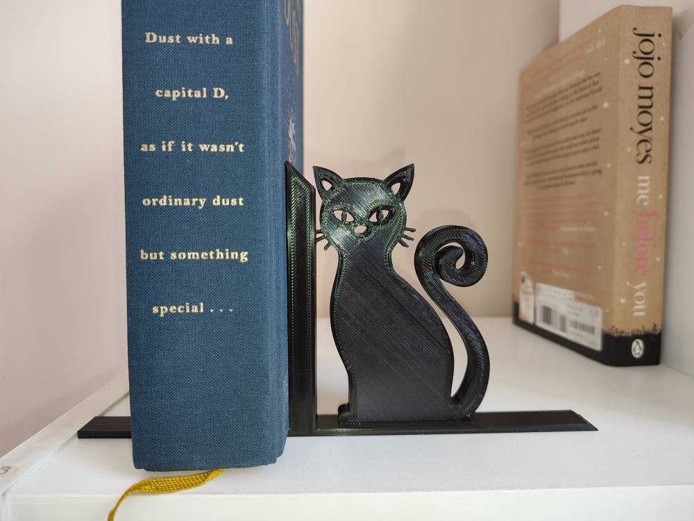 Cat Bookends Black Cat Decorative Book Ends 3D Printed Etsy