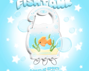 fishtank acrylic carabiner