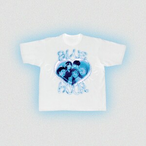 TXT Blue Hour Tシャツ 新品 L TXT Minisode BLUE HOUR T-shirt (Fan-made) – TXT Universe