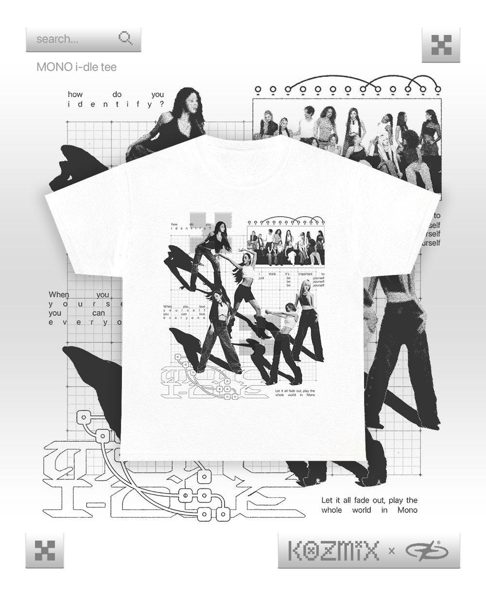 MONO I-dle Tee - Etsy