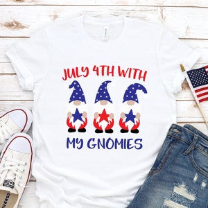 4th Of July Gnomes Shirt,Freedom Shirt, Fourth Of July Shirt, Patriotic Shirt, Independence Day Shirts, Patriotic Family Shirts,Memorial Day