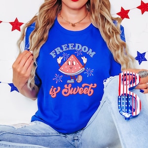 Freedom Is Sweet Shirt, Ice Cream Shirt, 4th Of July Shirt, Freedom Shirt, Patriotic Shirt,Independence Day Shirt,Patriotic Family Shirt