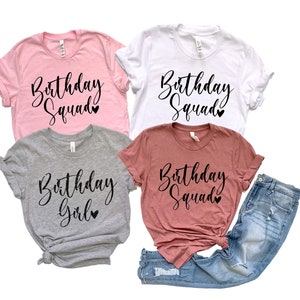 Birthday Girl Shirt,Birthday Group Shirts,Birthday Crew Shirts,Birthday Squad Shirt,Birthday Girl Tee,Birthday Party Shirt,Birthday outfit