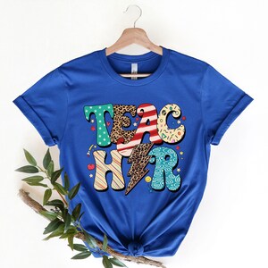 Leopard Teacher Shirt,Teach Love Inspire Shirt,Back To School Shirt,Rainbow Teacher Shirts,Teacher Appreciation Shirt,Teacher Gift Shirt