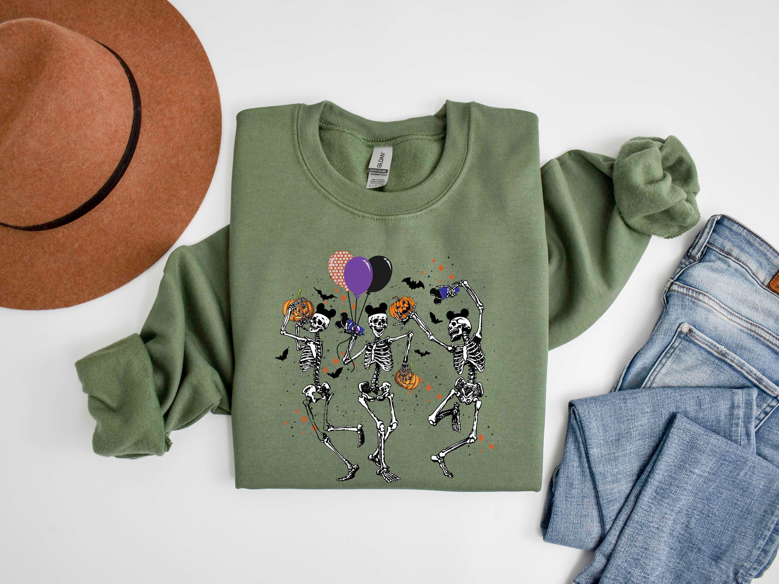 Dancing Skeleton Sweatshirt,Halloween Shirt,Funny Halloween Shirt Sanderson Sisters,Sanderson Museum,Halloween Witches,Halloween Tee 2023