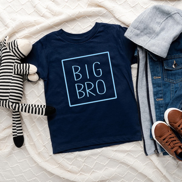 Big Bro Shirt, big brother shirt, big brother t-shirt, big bro shirt, big brother tee, baby announcement.