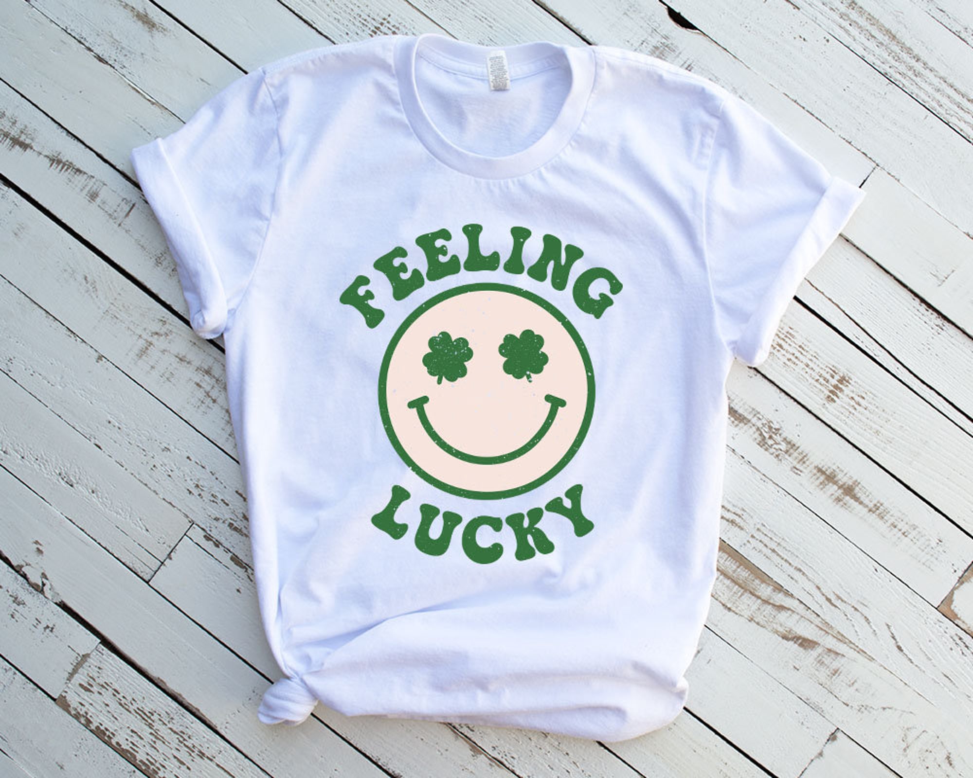 Discover St Patricks Day Feeling Lucky T-Shirt