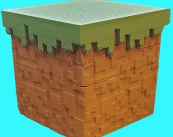 Minecraft Dirt block herb grinder