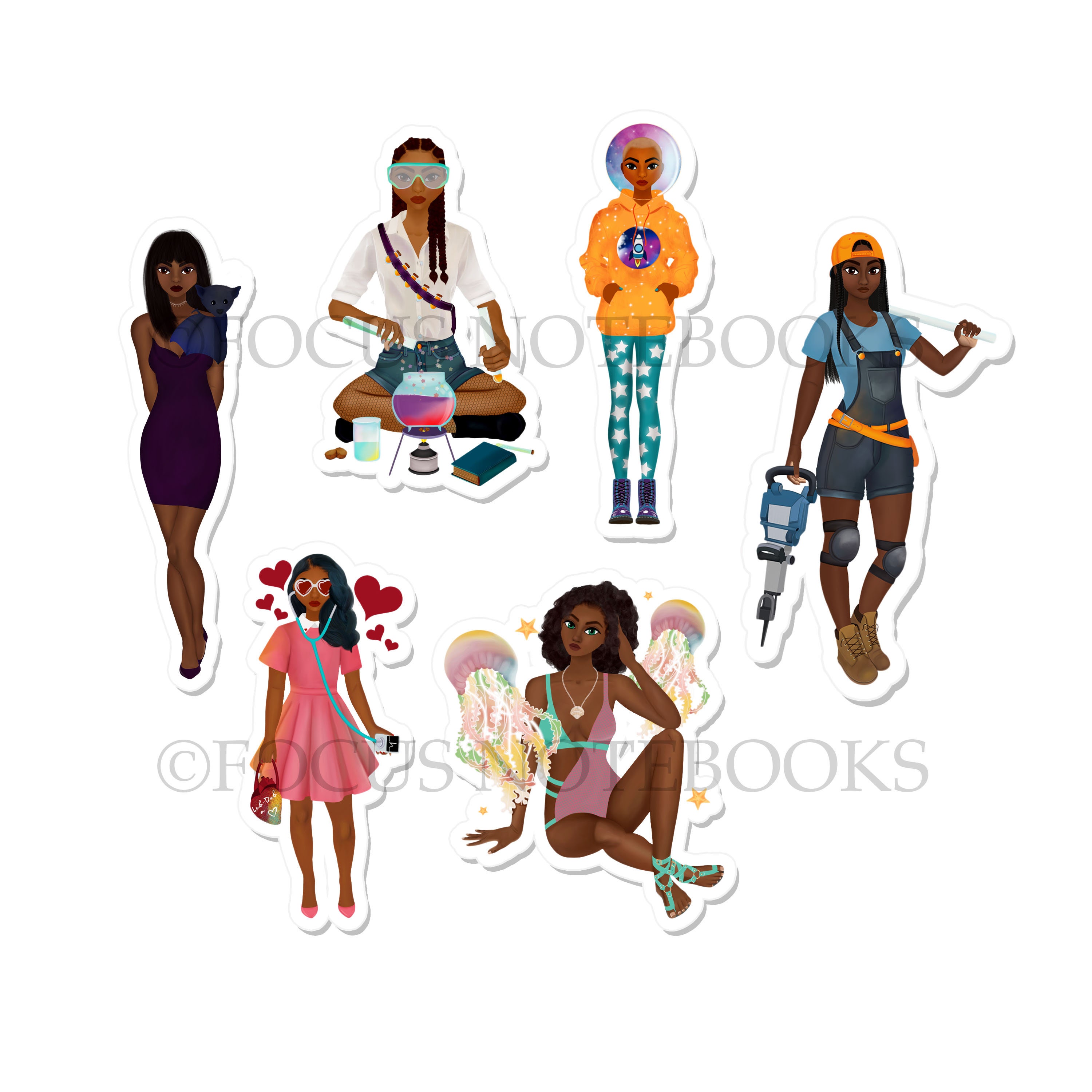 Phenyl Sticker Model STEM Model Vinyl Sticker Pack - Etsy