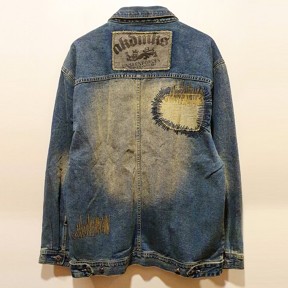 Akademiks Denim Jacket Unseen Forces 