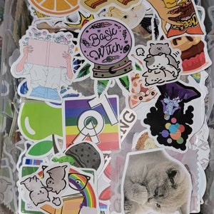 Verschiedene Sticker, zufällige Auswahl, Wundertüte