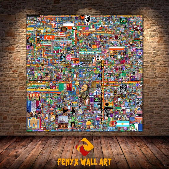Reddit R Place Celebration Art Hd Canvas Print Pixel Wall Canada - Spa Wall Art Canada Reddit Reddit R Place Celebration Art Hd Canvas Print Pixel Wall Canada - Spa Wall Art Canada Reddit