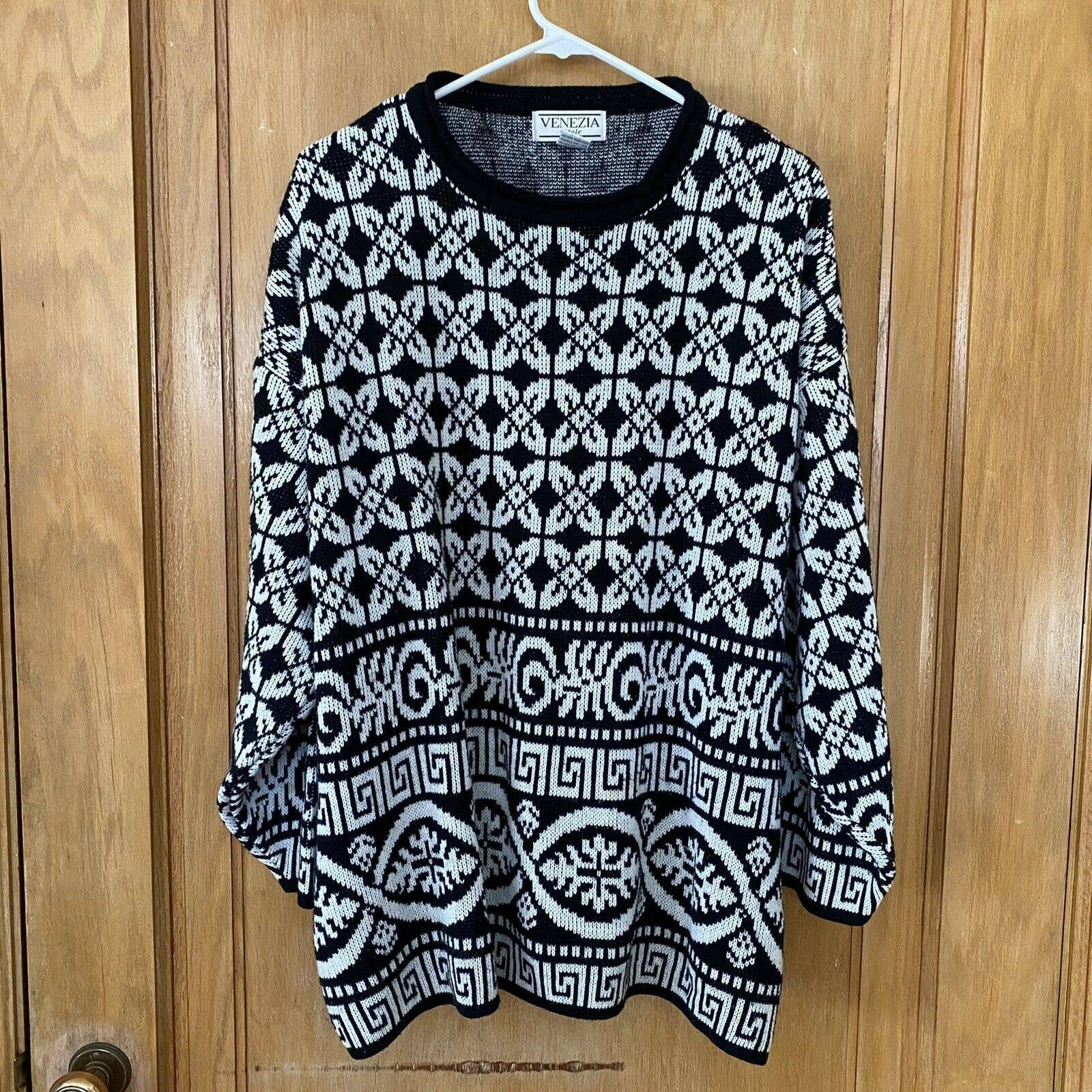 Vintage Venezia Vitale Lane Bryant Vintage Black White - Etsy