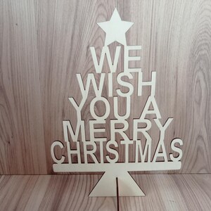 Wooden Christmas Tree, Merry Christmas, Christmas Decorations, Personalized Christmas, Merry Christmas Ornament, Christmas Tree, Wooden Phrases