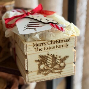 Luxury Christmas Gift Box – Deluxe Spa Gift Set with Bath Bombs, Organic Soap & Soy Candle – Holiday Self Care Gift for Her image 12