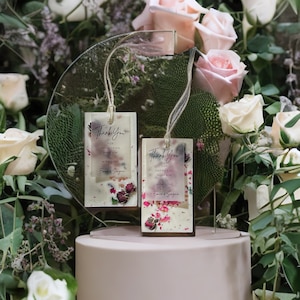 Customized Bridal shower Favors, Wedding Dried Flower Sachets, Vegan Drawer Freshener Gift for Guest