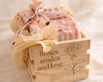 Exfoliating Soap Bar Gift Set: Handmade Spa Gift Box, corporate gifts