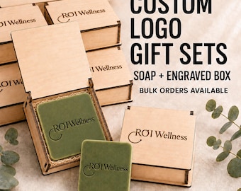 Corporate Gifts for Clients, Custom Logo Soap Favors, Bulk Branded Business Gifts