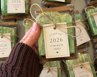 Recuerdos de graduación personalizados, Jabón de recuerdo para la promoción de 2026, Regalo de recuerdo para estudiantes de último año