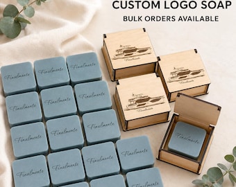 Corporate Gifts for Clients, Custom Logo Soap Favors, Bulk Branded Business Gifts
