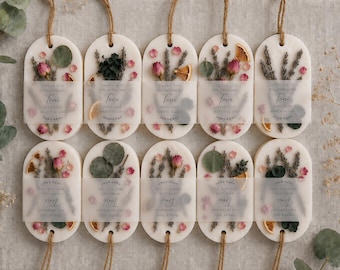 Baby In Bloom Favors, Personalized Baby Shower Favors, Baby Shower Wax Sachets, Floral Baby Shower Favor, Baby In Bloom Party Favor