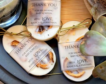 Soy Wax Sachet: Dried Orange, Boho Bridal Favor