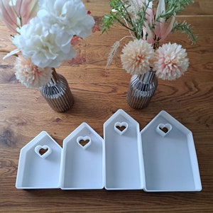 House mold flexible material with heart