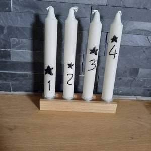 Candles Advent Wreath Stick Candle Christmas